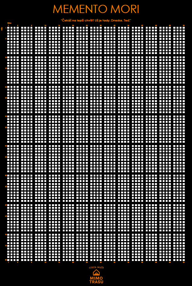 Memento Mori kalendář náhled